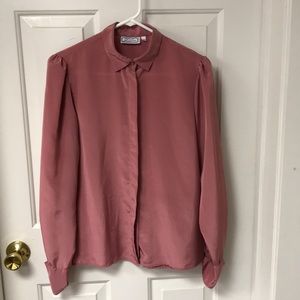 Lila of New York rose blouse size 12